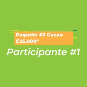 Relevos CATIE 2026 – Paquete #2 Cacao – Participante #1